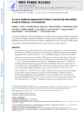 Cover page: Ex Vivo Antibody-Dependent Cellular Cytotoxicity Inducibility Predicts Efficacy of Cetuximab