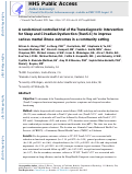 Cover page: A Randomized Controlled Trial of the Transdiagnostic Intervention for Sleep and Circadian Dysfunction (TranS-C) to Improve Serious Mental Illness Outcomes in a Community Setting