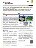 Cover page: Genetic Probe for Visualizing Glutamatergic Synapses and Vesicles by 3D Electron Microscopy