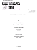 Cover page: Source Provenance of Obsidian Artifacts from Sites Near Puerto Peñasco, Sonora, Mexico