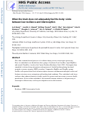 Cover page: When the brain does not adequately feel the body: Links between low resilience and interoception