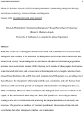 Cover page: Extended punishment: criminalising immigrants through surveillance technology