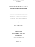 Cover page: Capturing Complete Mental Health Among Adolescents: Investigation of Covitality Latent Class Typologies