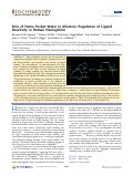 Cover page: Role of Heme Pocket Water in Allosteric Regulation of Ligand Reactivity in Human Hemoglobin