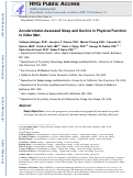 Cover page: Accelerometer-assessed sleep and decline in physical function in older men.