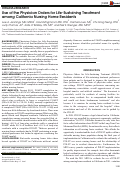 Cover page: Use of the Physician Orders for Life-Sustaining Treatment among California Nursing Home Residents