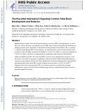 Cover page: The placental interleukin-6 signaling controls fetal brain development and behavior