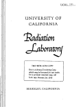 Cover page: A NOTE ON LEAST-SQUARES FITTING OF ATOMIC-BEAM RESONANCE CURVES