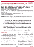 Cover page: Long non-coding RNA HoxA-AS3 interacts with EZH2 to regulate lineage commitment of mesenchymal stem cells