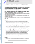 Cover page: Modular and reconfigurable gas chromatography/differential mobility spectrometry (GC/DMS) package for detection of volatile organic compounds (VOCs)