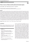 Cover page: Plants as Sources of Natural and Recombinant Antimalaria Agents