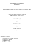 Cover page: Graphical Models for Wide-Area Activity Analysis in Continuous Videos