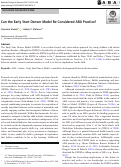 Cover page: Can the Early Start Denver Model Be Considered ABA Practice?