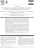 Cover page: The retinal choroid as an oculovascular biomarker for Alzheimers dementia: A histopathological study in severe disease.