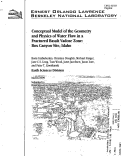 Cover page: Conceptual Model of the Geometry and Physics of Water Flow in a Fractured Basalt Vadose Zone:Box Canyon Site, Idaho