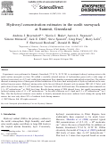 Cover page: Hydroxyl concentration estimates in the sunlit snowpack at Summit, Greenland