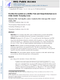 Cover page: Positive Encounters as a Buffer: Pain and Sleep Disturbances in Older Adults’ Everyday Lives