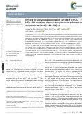 Cover page: Effects of vibrational excitation on the F + H 2 O → HF + OH reaction: dissociative photodetachment of overtone-excited [F–H–OH] −