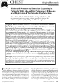 Cover page: Sildenafil Preserves Exercise Capacity in Patients With Idiopathic Pulmonary Fibrosis and Right-sided Ventricular Dysfunction