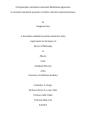 Cover page: First-principles calculations and model Hamiltonian approaches to electronic and optical properties of defects, interfaces and nanostructures