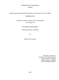 Cover page: Organizations and Participatory Development: Post-disaster Recovery in Haiti