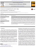 Cover page: A measure of axisymmetry for vortex rings