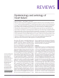 Cover page: Epidemiology and aetiology of heart failure