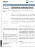 Cover page: Systematic synthesis of bisected N -glycans and unique recognitions by glycan-binding proteins