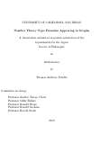 Cover page: Number theory type formulae appearing in graphs