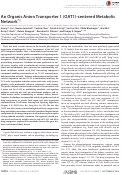 Cover page: An Organic Anion Transporter 1 (OAT1)-centered Metabolic Network*