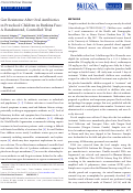 Cover page: Gut Resistome After Oral Antibiotics in Preschool Children in Burkina Faso: A Randomized, Controlled Trial.