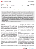 Cover page: Current and projected future economic burden of Parkinson’s disease in the U.S.