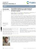 Cover page: Reversibility limitations of metal exsolution reactions in niobium and nickel co-doped strontium titanate