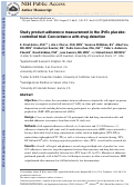 Cover page: Study Product Adherence Measurement in the iPrEx Placebo-Controlled Trial