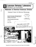 Cover page: ATOMIC RESOLUTION MICROSCOPY