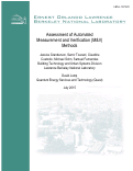 Cover page: Assessment of Automated Measurement and Verification (M&amp;V) Methods: