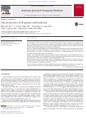 Cover page: Clinical outcomes of ED patients with bandemia