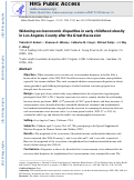 Cover page: Widening socio-economic disparities in early childhood obesity in Los Angeles County after the Great Recession