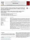 Cover page: Short-term isocaloric fructose restriction lowers apoC-III levels and yields less atherogenic lipoprotein profiles in children with obesity and metabolic syndrome