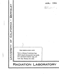 Cover page: SULFONATE ESTERS OF HALOGENATED PHENOLS IN GRIGNARD PREPARATIONS (1)