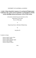 Cover page: A study of time-dependent responses of a mechanical displacement ventilation (DV) system and an underfloor air distribution (UFAD) system : building energy performance of the UFAD system