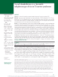 Cover page: Social disinhibition is a heritable subphenotype of tics in Tourette syndrome.