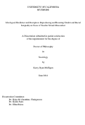 Cover page: Ideological Resilience and Disruption: Reproducing and Resisting Gender and Racial Inequality in Cases of Teacher Sexual Misconduct