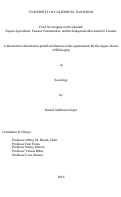 Cover page: Food Sovereignty on the Ground: Export Agriculture, Peasant Communities, and the Indigenous Movement in Ecuador