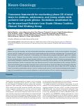 Cover page: Consensus framework for conducting phase I/II clinical trials for children, adolescents, and young adults with pediatric low-grade glioma: Guidelines established by the International Pediatric Low-Grade Glioma Coalition Clinical Trial Working Group.