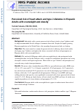 Cover page: Perceived Risk of Heart Attack and Type 2 Diabetes in Hispanic Adults With Overweight and Obesity