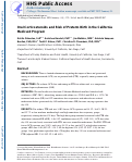 Cover page: Oral Corticosteroids and Risk of Preterm Birth in the California Medicaid Program