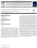 Cover page: Expression level of R155H mRNA in the knock-in mouse model