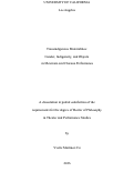 Cover page: Transindigenous Affinities: Gender, Indigeneity, and Objects in Mexicana and Chicana Performance