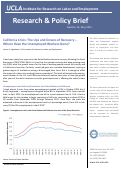 Cover page: California Crisis: The Ups and Downs of Recovery--Where Have the Unemployed Workers Gone?